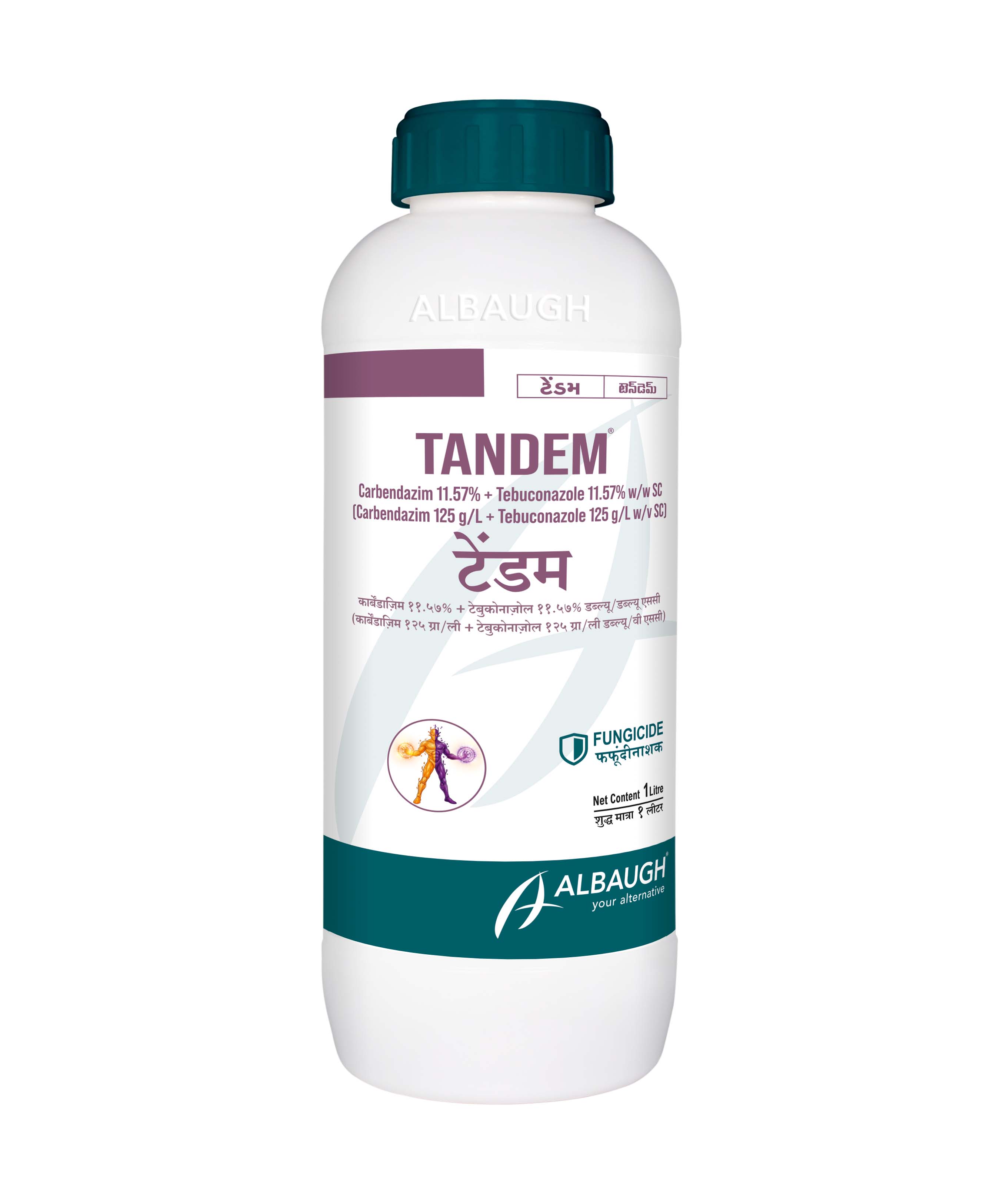 TANDEM:  Carbendazim 11.57% + Tebuconazole 11.57% w/w SC
